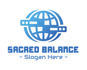 Global Server Tech Company logo design