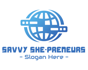 Global Server Tech Company logo design