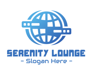 Global Server Tech Company logo design