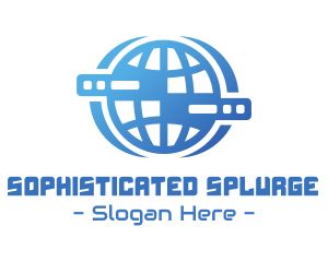 Global Server Tech Company logo design