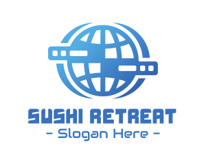 Global Server Tech Company logo design