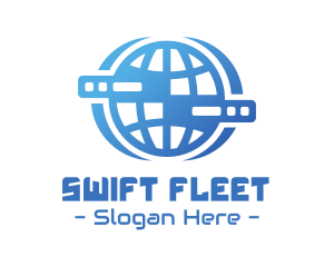 Global Server Tech Company logo design