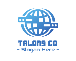 Global Server Tech Company logo design