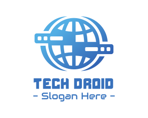 Global Server Tech Company logo design