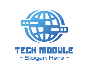 Global Server Tech Company logo design