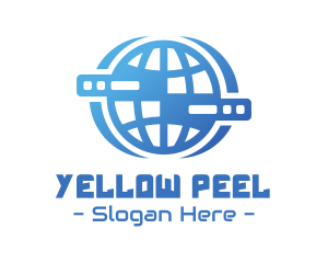 Global Server Tech Company logo design