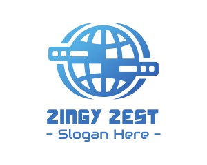 Global Server Tech Company logo design