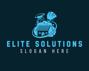 Home Sanitation Service logo design