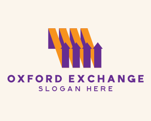 Stock Exchange Arrow logo design