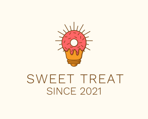 Doughnut Dessert Patisserie logo design