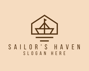 Paper Boat House Sailing logo