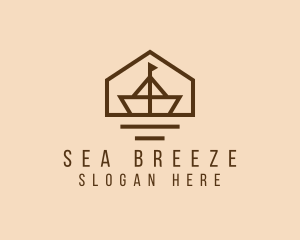 Paper Boat House Sailing logo