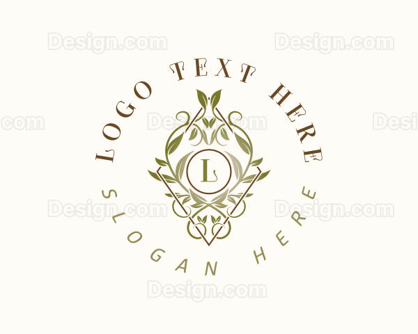 Elegant Leaves Luxury Logo