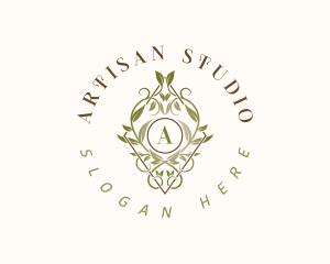 Elegant Leaves Luxury logo design