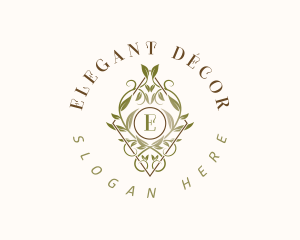 Elegant Leaves Luxury logo design