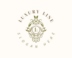 Elegant Leaves Luxury logo design