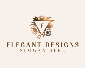 Stylish Floral Garden logo design