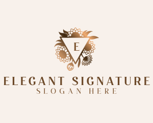 Stylish Floral Garden logo design