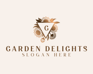 Stylish Floral Garden logo design