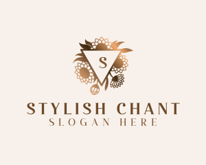 Stylish Floral Garden logo design