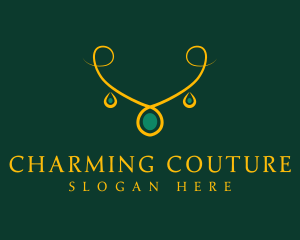 Elegant Golden Necklace logo