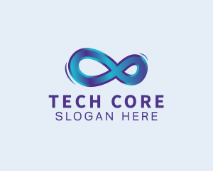 Technology Generic Infinity Loop logo design