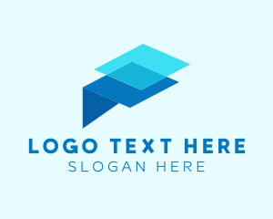 Tech Programming Letter F  logo design