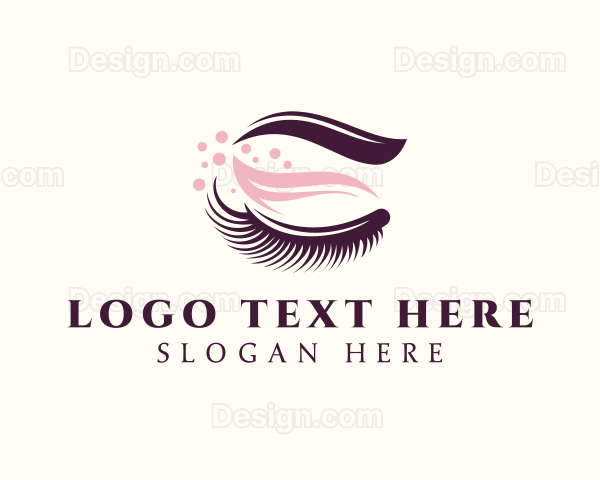 Beauty Cosmetics Eyelash Logo