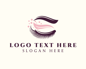 Beauty Cosmetics Eyelash Logo