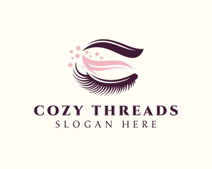 Beauty Cosmetics Eyelash logo design