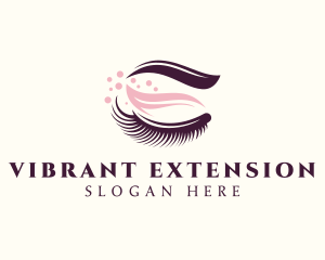 Beauty Cosmetics Eyelash logo design