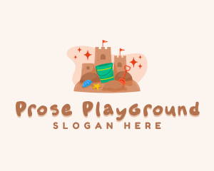 Sand Castle Playground logo design