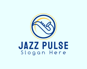 Music Instrument Saxophone logo