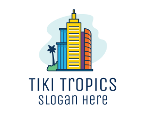 Tropical City Living  logo design