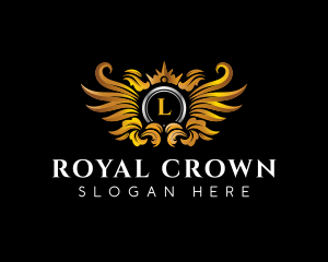 Royal Crest Wings logo design