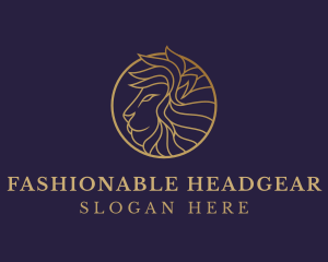 Luxury Lion Safari logo design