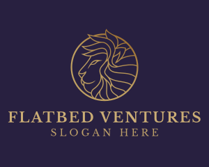 Luxury Lion Safari logo design