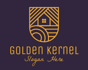 Gold Home Realty logo design