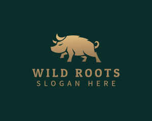 Wild Warthog Animal logo design