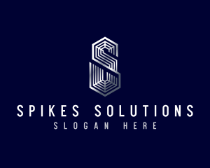 Industrial Metalworks Letter S logo design