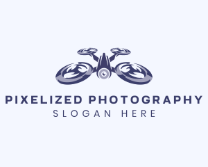 Drone Surveillance Lens logo design