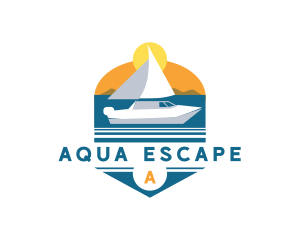 Yacht Vacation Sunset logo