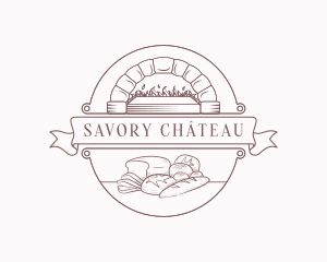 Bread Brick Oven Bakeshop logo design