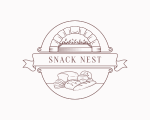 Bread Brick Oven Bakeshop logo design