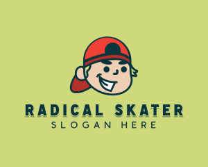 Naughty Skater Boy logo design