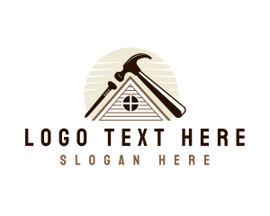 Home Construction Roofing logo