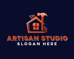 Residential Roofing Construction logo design