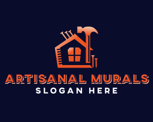 Residential Roofing Construction logo design