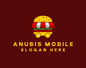 Burger Sandwich Food Stall  logo design