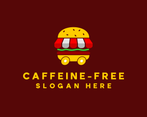 Burger Sandwich Food Stall  logo design